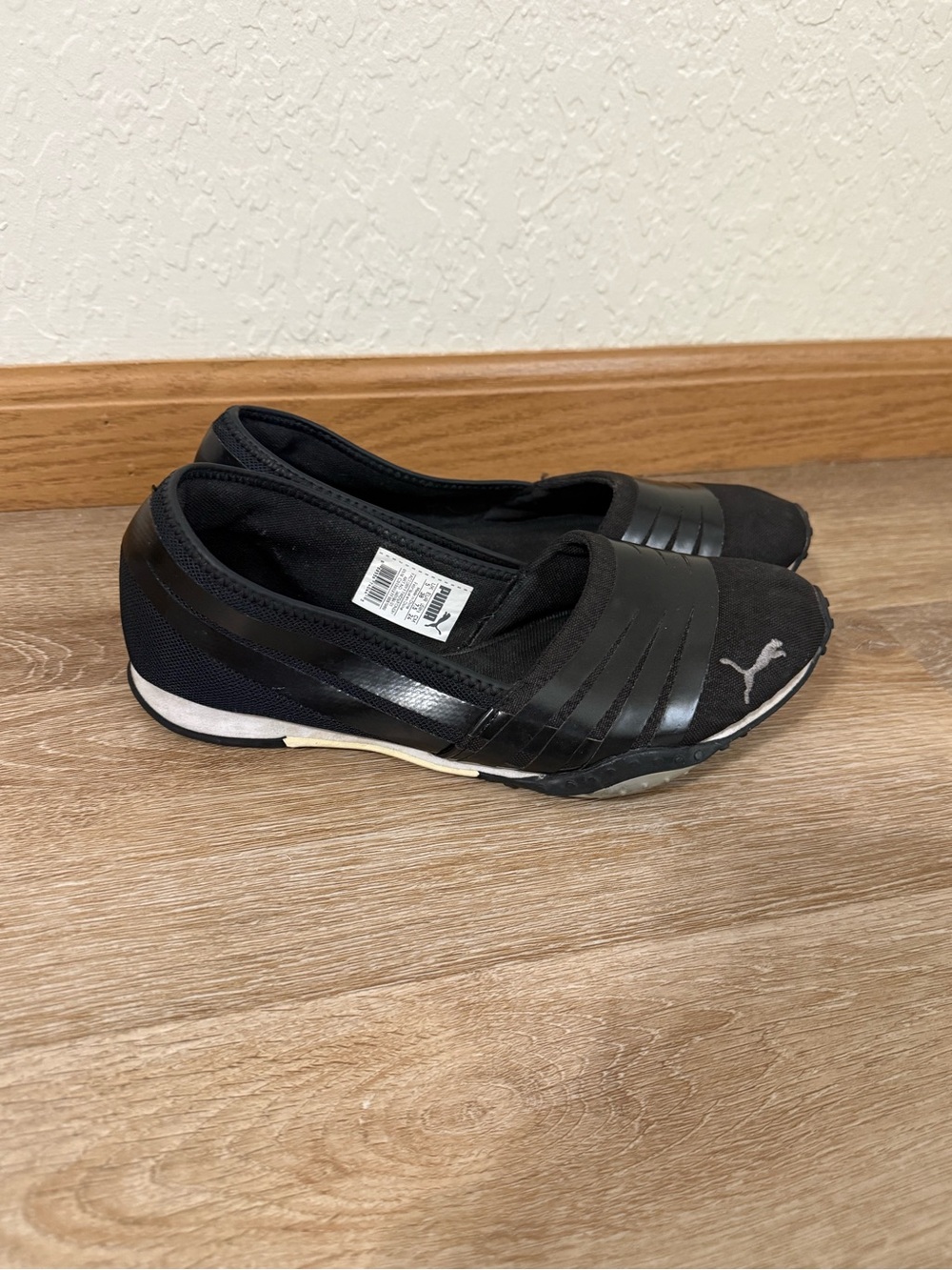 PUMA Asha Alt 2 Women's Sneakerina Gray, Slip-On, Ballet Flats Size 7.5 Y2K